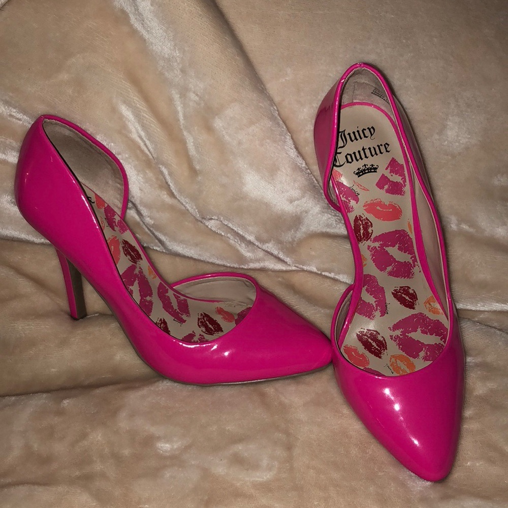Juicy Couture Hot Pink Size 7 heels
